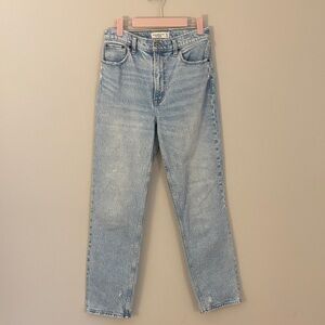 Abercrombie and Fitch the ultra high rise 90s straight denim size 27/4